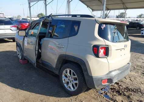 2015 Jeep Renegade Latitude z USA, uszkodzony, nr VIN ZACCJABT0FPB58428